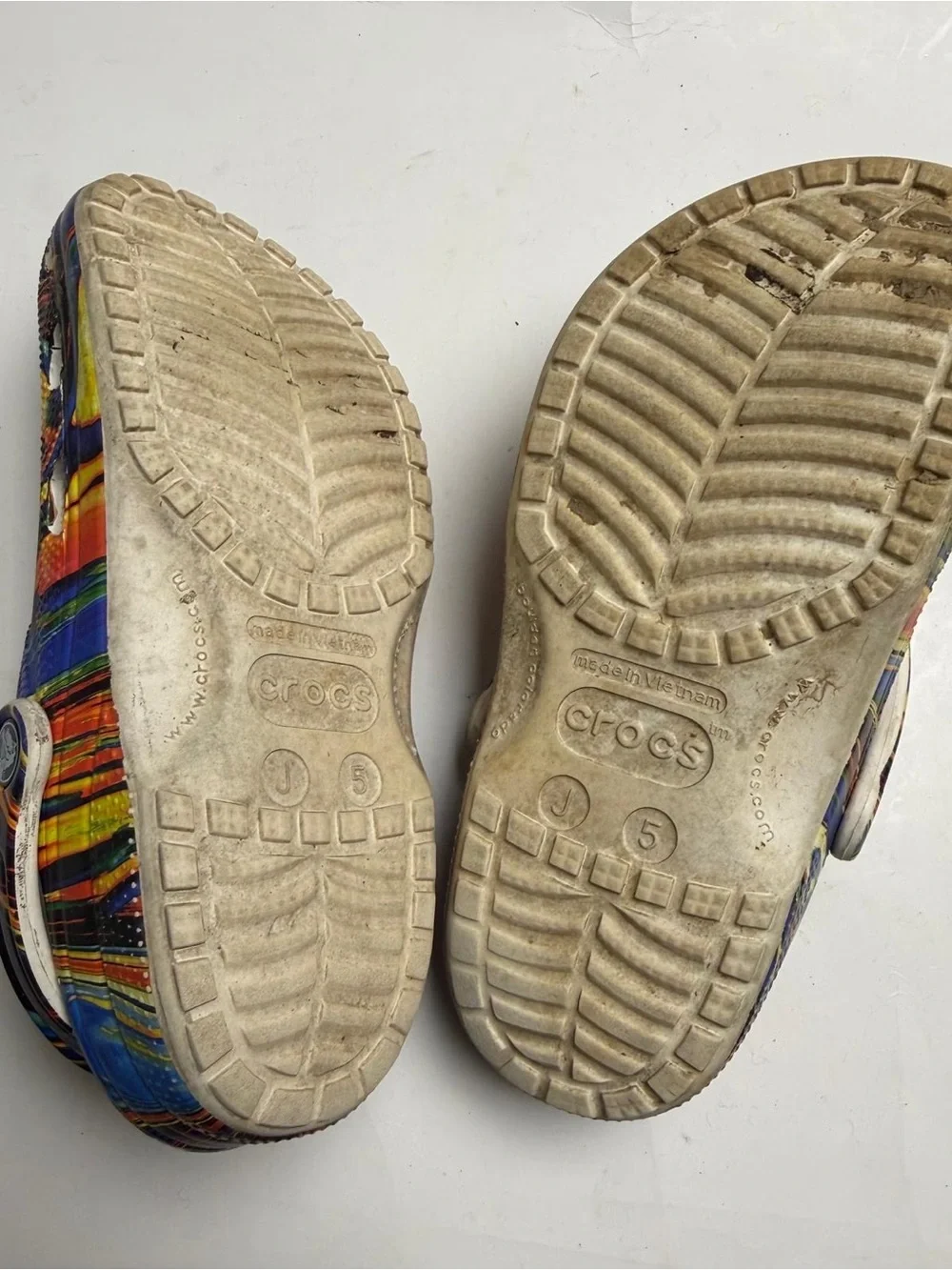 CROCS Kids Slip-On Clog in Multicolor Swirl